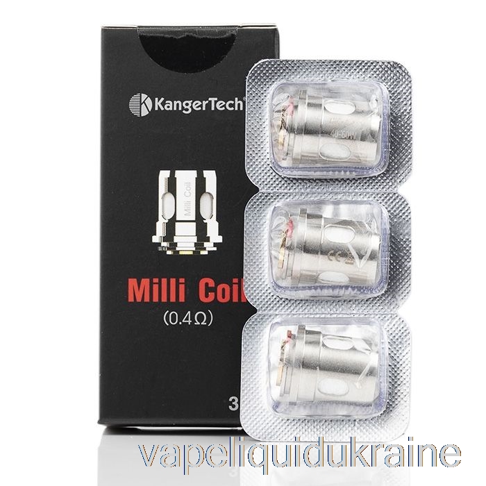 Vape Ukraine Kanger Milli Mesh Replacement Coils 0.4ohm NiCr Coils